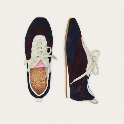 Ritza sneakersy, atramentowy welur